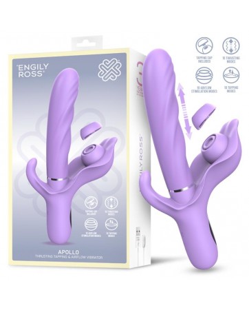 Apollo Vibrador con Thrusting Tapping y Succion