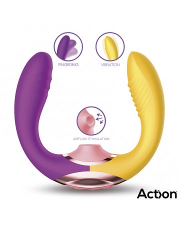 Two Lovers 3 in 1 Vibrador...