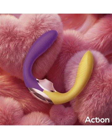 Two Lovers 3 in 1 Vibrador con Finger y Succion