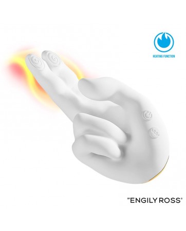 Flirty Hand Estimulador Finger con Efecto Calor