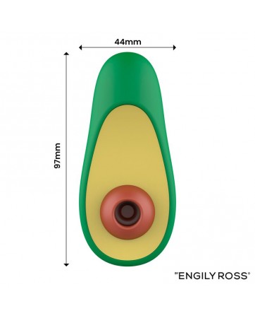 Avocado Estimulador de Clitoris con Succion