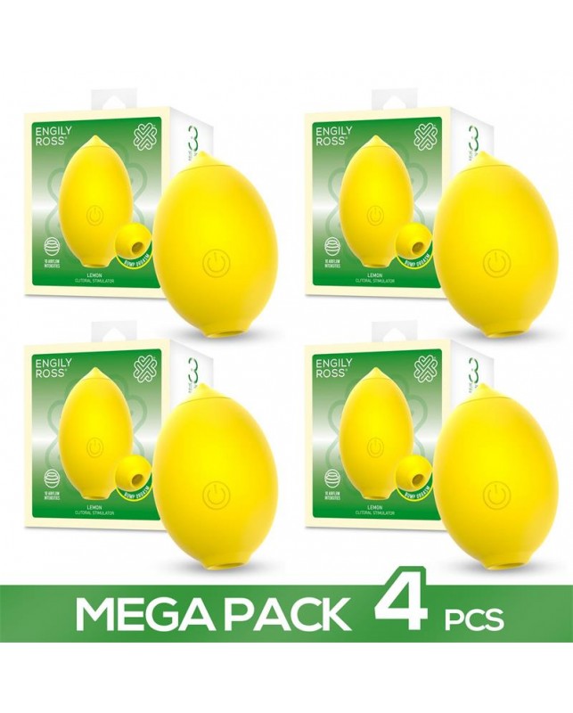 Pack de 4 Lemon Estimulador de Clitoris con Succion