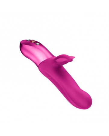 Bi Stronic Fusion Vibrador con Thrusting y Pulsacion Magenta
