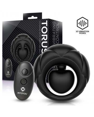 Torus Anillo Vibrador con Bola Clitoriana con Control Remoto USB