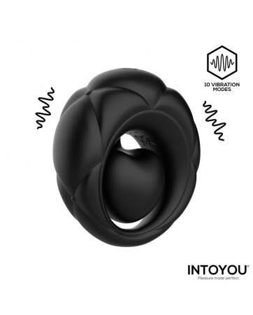 Torus Anillo Vibrador con Bola Clitoriana con Control Remoto USB