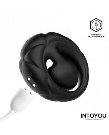 Torus Anillo Vibrador con Bola Clitoriana con Control Remoto USB