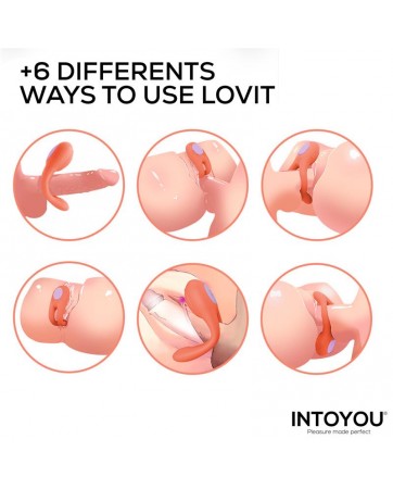 Lovit Vibrador de Pareja Flexible con Control Remote