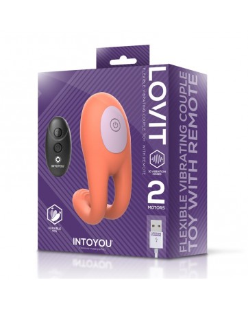 Lovit Vibrador de Pareja Flexible con Control Remote