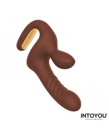 Mocca Vibrador con Thrusting y Mango Ergonomico USB