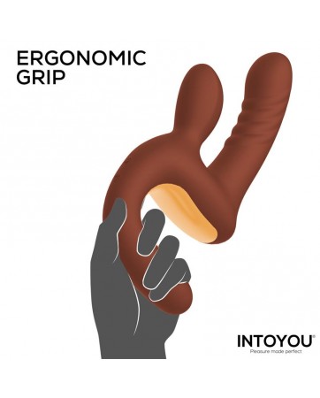 Mocca Vibrador con Thrusting y Mango Ergonomico USB