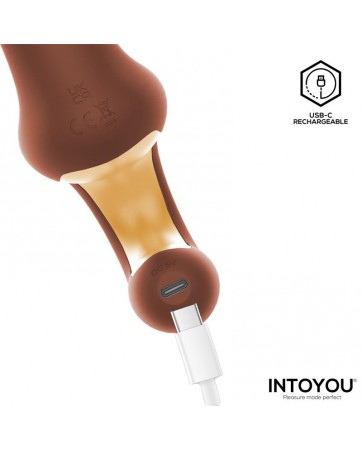 Mocca Vibrador con Thrusting y Mango Ergonomico USB