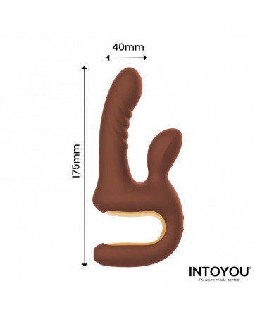 Mocca Vibrador con Thrusting y Mango Ergonomico USB