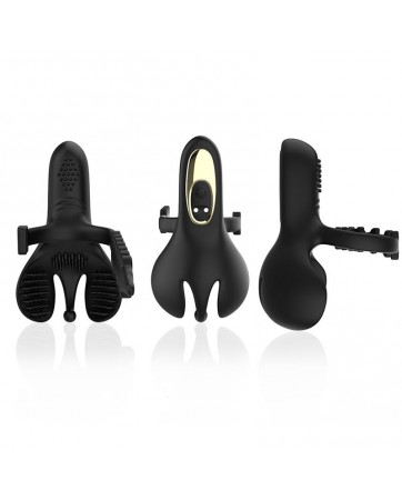 Anillo Vibrador para Pene y Testiculos Ajustable