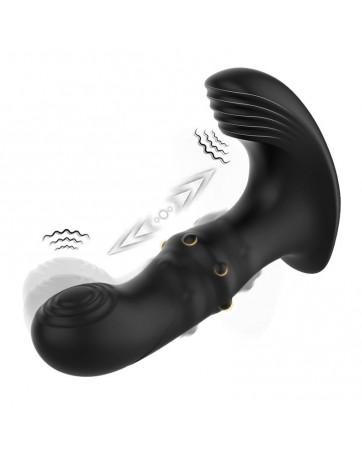 Masajeador Prostatico Vibracion Thrusting y Estimulador de Clitoris