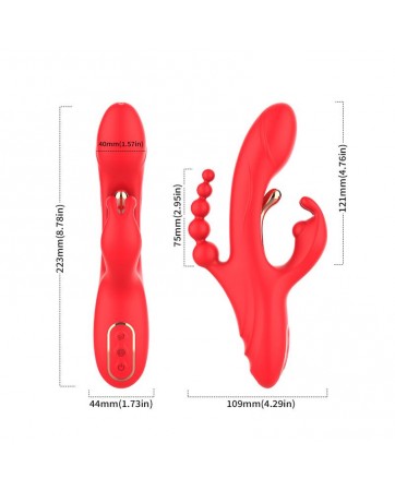 Vibrador Tickler con Cadena Anal