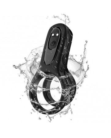Mecha style Anillo Doble para el Pene con Vibracion