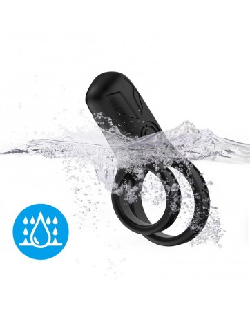 Mecha style Anillo Doble para el Pene con Vibracion