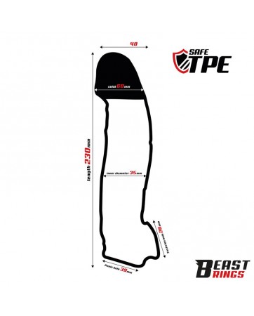 Funda para el Pene 23 cm