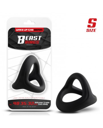 Anillo Triple Silicona Solida 40 35 32mm Talla S