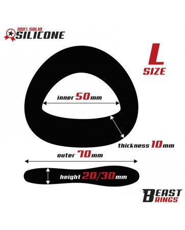 Anillo Silicona Solida 50...