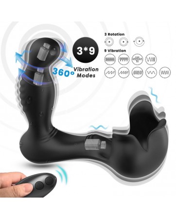 Masajeador Prostatico Rotacion 360º Estimulacion Testiculos