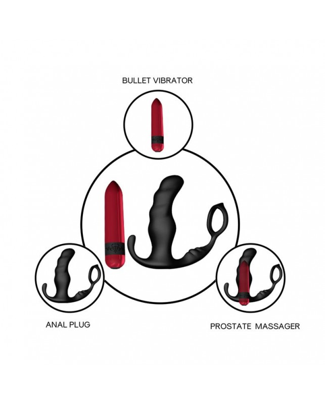 Masajeador Prostatico y Plus Anal con Vibracion