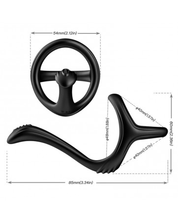 Anillo para el Pene con Estimulacion Perianal