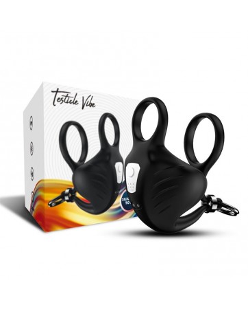 Anillo Vibrador para Pene y Testiculos Ajustable