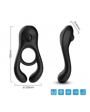 Anillo Vibrador para Pene y Testiculos