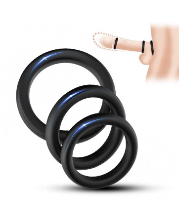 Set de 3 Anillos para el Pene