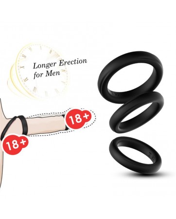 Set de 3 Anillos para el Pene