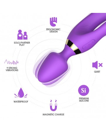 Masajeador y Vibrador Purpura