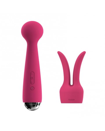 Masajeador Emma Funcion de Calor Plum Red
