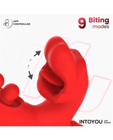 Trixy Vibrador con Tapping y Biting con App