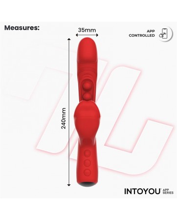 Trixy Vibrador con Tapping y Biting con App