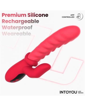 Tingly Vibrador con Finger y Movimiento Waving con APP