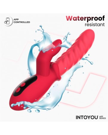 Tingly Vibrador con Finger y Movimiento Waving con APP
