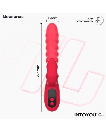 Tingly Vibrador con Finger y Movimiento Waving con APP