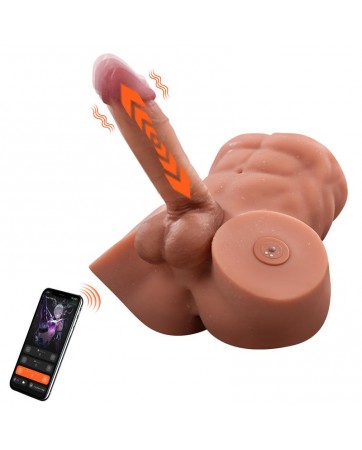 Gretel Masturbador con Thrusting y Dildo Desmontable