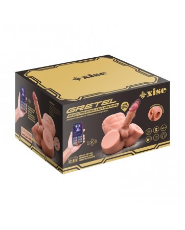 Gretel Masturbador con Thrusting y Dildo Desmontable
