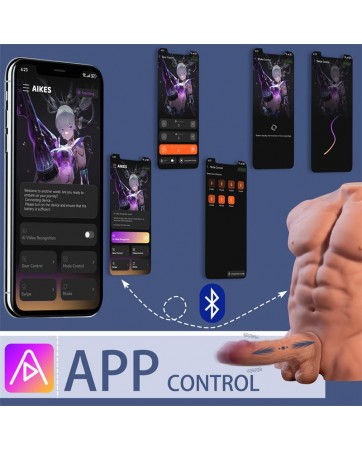 Fitter Masturbador Dildo Desmontable Thrusting con APP