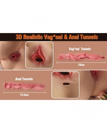 Brandi Torso Realista Esqueleto Interno