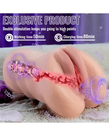 Sora Vagina y Ano con Thrusting Vibracion y APP 154 kg