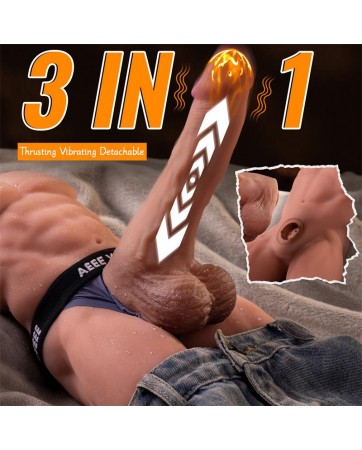 Ely Torso con Dildo Desmontable Thrusting y APP 41 kg