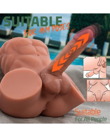 Gretel Semi Torso con Dildo Desmontable Thrusting y APP 6 kg