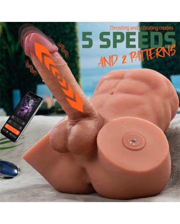 Gretel Semi Torso con Dildo Desmontable Thrusting y APP 6 kg