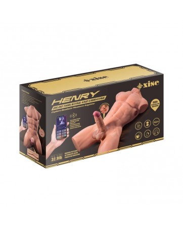 Henry Torso con Dildo Desmontable Thrusting y APP 157 kg