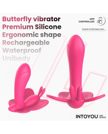 Wingy Estimulador Mariposa con APP Peach Red