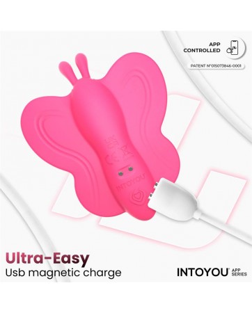 Wingy Estimulador Mariposa con APP Peach Red