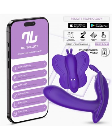 Wingy Estimulador Mariposa con APP Purpura